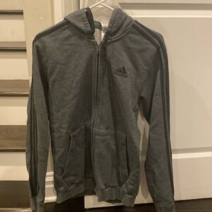 Adidas ESSENTIALS FLEECE 3-STRIPES FULL-ZIP HOODIE